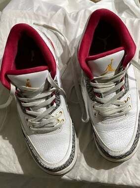 Air Jordan 3 Retro Cardinal Red GS 7Y